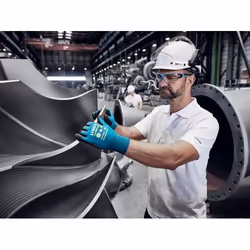 Uvex 60090 Gants d'usine Noir, Vert Polyéthylène, Elastane, Viscose, Polyamide, Acier 1 pièce(s) - Vue supplémentaire 8