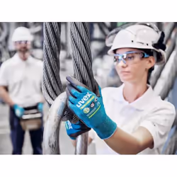 Uvex 60090 Gants d'usine Noir, Vert Polyéthylène, Elastane, Viscose, Polyamide, Acier 1 pièce(s) - Vue supplémentaire 9
