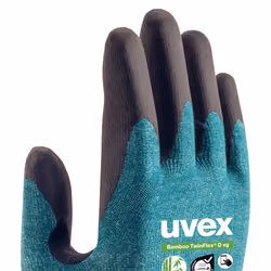Uvex 60090 Gants d’usine Noir, Vert Polyéthylène, Elastane, Viscose, Polyamide, Acier 1 pièce(s)