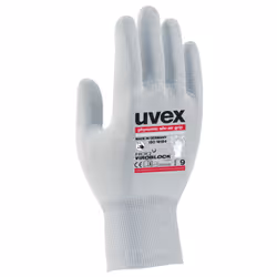 Uvex 60086, Gants d’hygiène, Gris, Adulte, Unisexe, Allemand, 1 pièce(s)