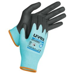 Uvex phynomic B XG Gants d'atelier Noir, Bleu Elastane, Fibre de verre, Polyamide 10 pièce(s)