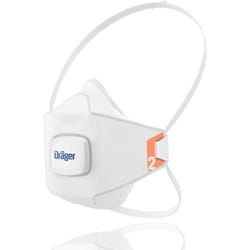 Drager - Dräger X-plore 1920 v 10 Masques de Protection respiratoire FFP2 avec valve Masque anti-poussière jetable pour des travaux de construction,
