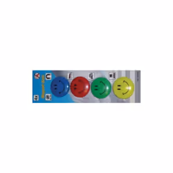 'JEU DE FORCE HOMME MAGNÉTIQUE ''SMILE, DIAMÈTRE 40 MM, 4 PIÈCES, 85812