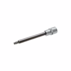 Description avec cannelure Empreinte : Profil T (pour Torx) T40 Longueur : 140 mm Traitement de surface : chromage mat