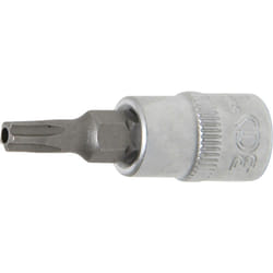 Douille à embouts 6,3 mm (1/4") profil TS (pour Torx Plus) avec perçage TS25