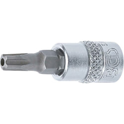 Bgs Technic - douille à embouts 6,3 mm (1/4'') profil ts (pour torx plus) avec perçage TS27 bgs 5184-TS27