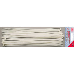 BGS technic 80876 serre-câbles Attache pour câble d'échelle Nylon Blanc 50 pièce(s)
