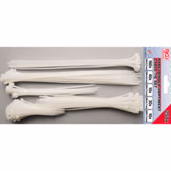 BGS technic 80874, Attache pour câble d'échelle, Nylon, Blanc, 250 pièce(s)