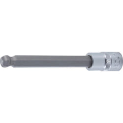 Bgs Technic - douille à embouts longueur 140 mm 12,5 mm (1/2'') six pans intérieurs avec tête sphérique 12 mm bgs 4258-12