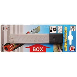 Lames de cutter - KRAFTMANN - 50628 - 10 pièces - 18 mm