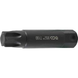 Embout longueur 100 mm 22 mm profil t (pour torx) T100 bgs 5246-T100