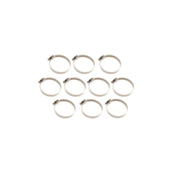 Bgs Technic - 8095-50 x 70 bgs tuyau pince, 50 x 70 mm, inox, lot de 10