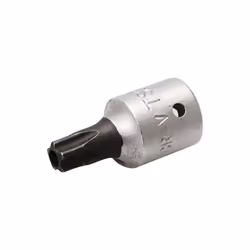 Description Empreinte : Profil TS (pour Torx Plus) avec perçage TS30 Traitement de surface : chromage mat