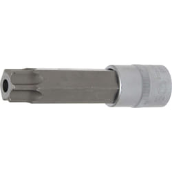 Bgs Technic - douille à embouts longueur 110 mm 12,5 mm (1/2'') profil t (pour torx) avec perçage T100 bgs 5103-TB100