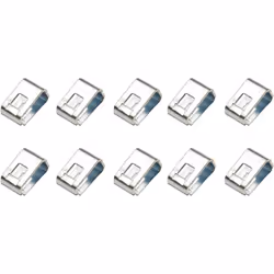 Agrafes de fixation de rechange pour art 8774 Poids brut: 80 g Matière: Acier à ressort
