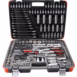 Coffret de douilles et accessoires BGS - 216 pcs - 15216