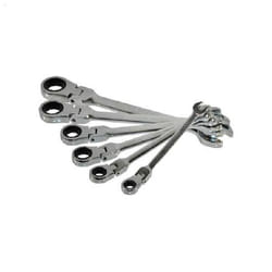 Jeu de clés mixtes à cliquet BGS - Têtes flexibles - en mm - 6 pcs - 30004