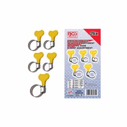 BGS TECHNIC 80859 COLLIERS DE SERRAGE AVEC POIGNÉE POUR 26TLG MONTAGE SANS OUTILS