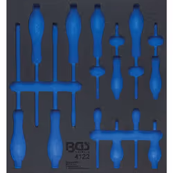 Insert en mousse robuste de très bonne qualité Dimensions: 378 x 408 x 32 mm Convient pour toutes les servantes d'atelier BGS ...