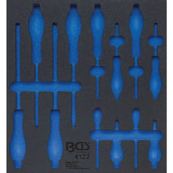 Bgs Technic - insert de servante d'atelier 2/3, vide pour art. 4122 bgs 4122-1