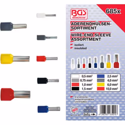 BGS technic 14120, Femelle, Multicolore, 10 mm², 0,5 mm², 685 pièce(s), 370 g