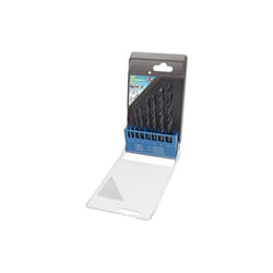 Bgs Technic - kraftmann 50808 forets hélicoïdaux en hss, noir, set de 8 pièces