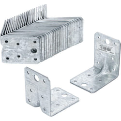 Bgs Technic - Connecteur d'angle avec bourrelet (renforcement) 70 x 70 x 55 x 2,5 mm Packe Économie 25 pièces