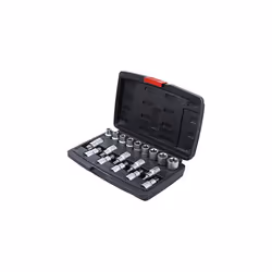 Jeu d'embouts et douilles BGS - 19 pcs - 95100