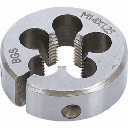 Filières | M14 x 1,25 x 38 mm Poids 0.072 Pour le filetage/le pas de vis M14 x 1,25 Diamètre 38 mm Taille de l'emballage 1 Po ...