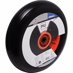 Roue pour brouette - FORCE HOMME - 80655 - Noir - 400 mm - PU