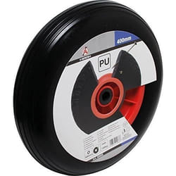 Roue pour brouette - FORCE HOMME - 80655 - Noir - 400 mm - PU