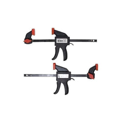 Bgs Technic - kraftmann 59812 serre-joint et ecartement, noir/rouge, 190/105 mm, set de 2 pièces