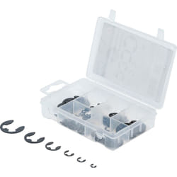 Bgs Technic - Assortiment de circlips profil e 3 - 15 mm 94 pièces