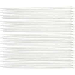 Kraftmann 80772 serre-câbles Attache pour câble d'échelle Nylon Blanc 50 pièce(s)