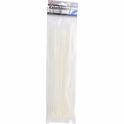 Kraftmann 80772 serre-câbles Attache pour câble d'échelle Nylon Blanc 50 pièce(s)
