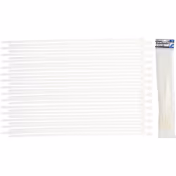 Kraftmann 80774 serre-câbles Attache pour câble d'échelle Nylon Blanc 30 pièce(s)