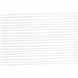 Kraftmann 80776, Attache pour câble d'échelle, Nylon, Blanc, 600 mm, 8 mm, 200 pièce(s)