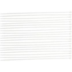 Kraftmann 80776 serre-câbles Attache pour câble d'échelle Nylon Blanc 200 pièce(s)