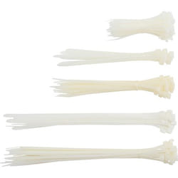 Kraftmann 80778 serre-câbles Attache pour câble d'échelle Nylon Blanc 250 pièce(s)