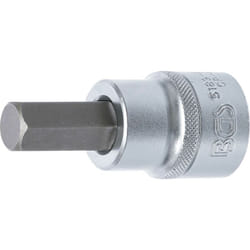 Douille à embouts 20 mm (3/4'') six pans intérieurs 17 mm bgs 5189-H17