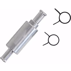 Clapet antiretour de rechange pour tuyau de purge de freins, BGS8897 Avec 2colliers de serrage Poids brut: 10 g