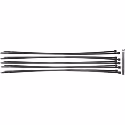 Kraftmann 80773 serre-câbles Attache pour câble d'échelle Nylon Noir 10 pièce(s)