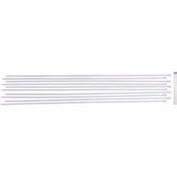 Kraftmann 80775 serre-câbles Attache pour câble d'échelle Nylon Blanc 10 pièce(s)