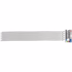 Kraftmann 80779, Attache pour câble d'échelle, Nylon, Blanc, 1000 mm, 8 mm, 110 g