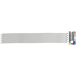 Kraftmann 80779 serre-câbles Attache pour câble d'échelle Nylon Blanc 10 pièce(s)