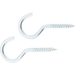 Crochets à visser - KRAFTMANN 88183 - 90 MM - Lot de 2 - Acier