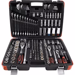 Coffret de douilles et accessoires BGS - 176 pcs - 15217