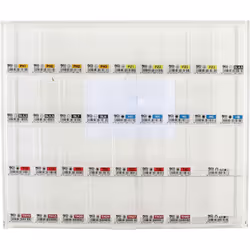 Présentoir de vitrine transparent en acrylique avec couvercle coulissant, vide Hauteur 330 mm Largeur 390 mm Longueur 450 mm  ...
