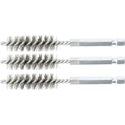 Bgs Technic - brosse en acier 13MM 6,3MM (1/4'') 3PIÈCES bgs 3078-13-S