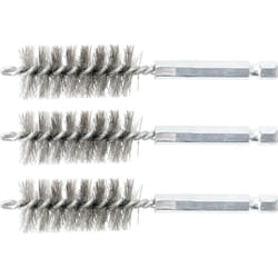 Bgs Technic - brosse en acier 19MM 6,3MM (1/4'') 3PIÈCES bgs 3078-19-S